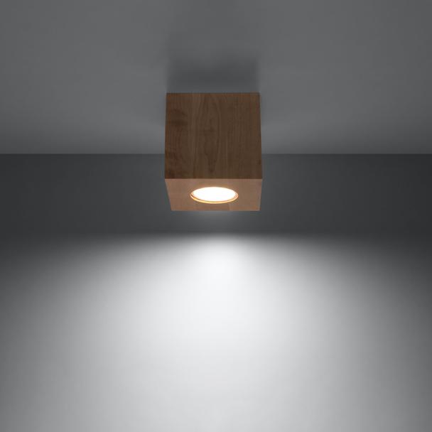 Sollux Plafon QUAD naturalne drewno SL.0493