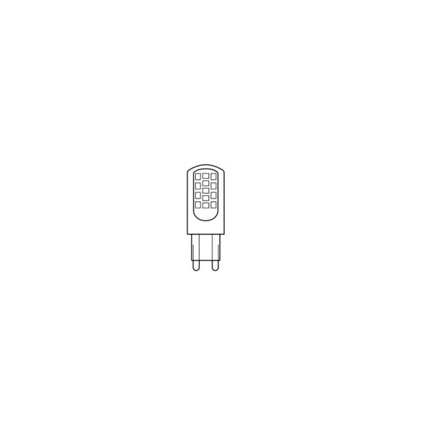 Lampa LED BASE SPECIAL PIN CL 40 non-dim 4.2W/827 G9 LEDVANCE - opk. 5 szt