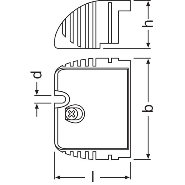Zasilacz OT CABLE CLAMP F-STYLE