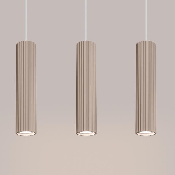SOLLUX Lampa wisząca KARBON 3L taupe ; SL.1774