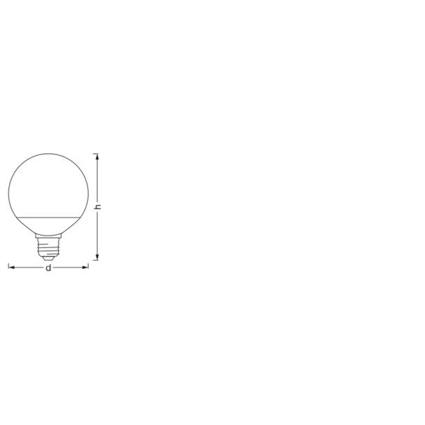 Lampa LED SMART+ WiFi CL G95 Frosted TW 100 yes 14W/ E27