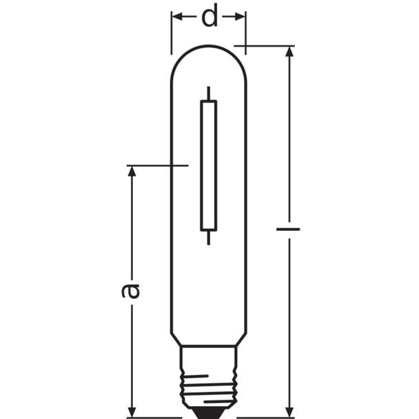 Wysokoprężna lampa sodowa NAV-T 150 SUPER 4Y