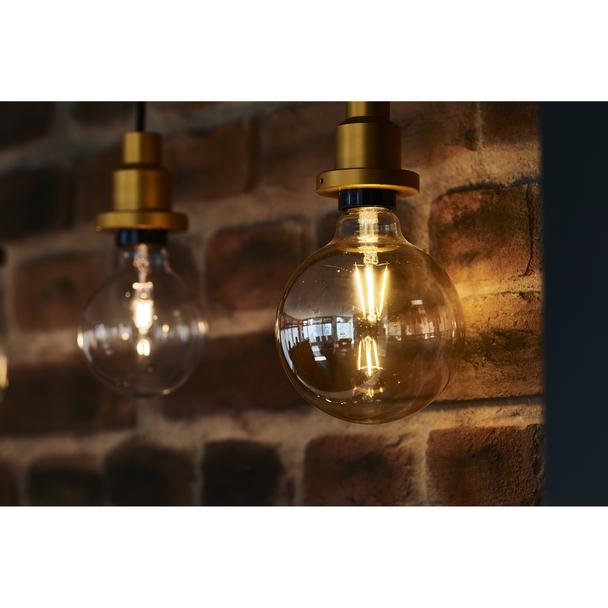 Lampa LED Vintage 1906 CL GLOBE200 Filament szkło przezroczyste GOLD 28 non-dim 5W 820 E27