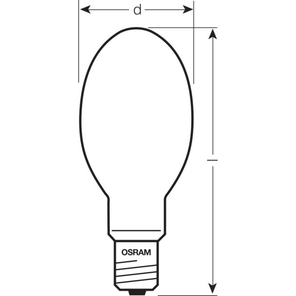 Wysokoprężna lampa sodowa NAV-E 250 SUPER 4Y