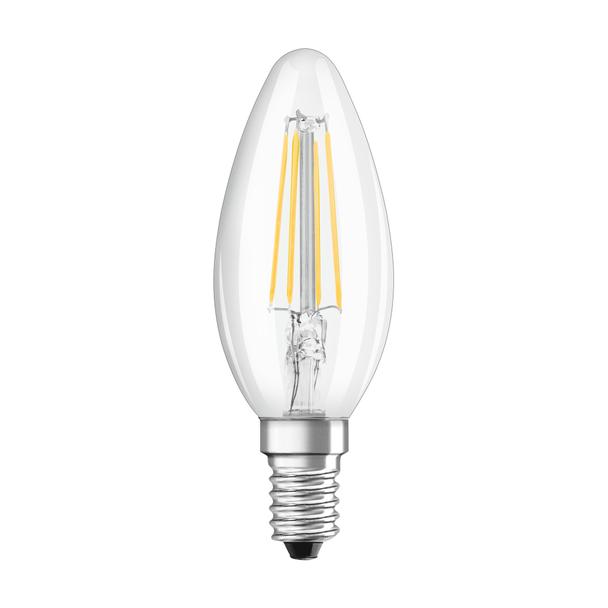 Żarówka LED x2 B35 Świeczka E14 4W = 40W 470lm 4000K Neutralna 300° Retrofit Filament CLASSIC Osram