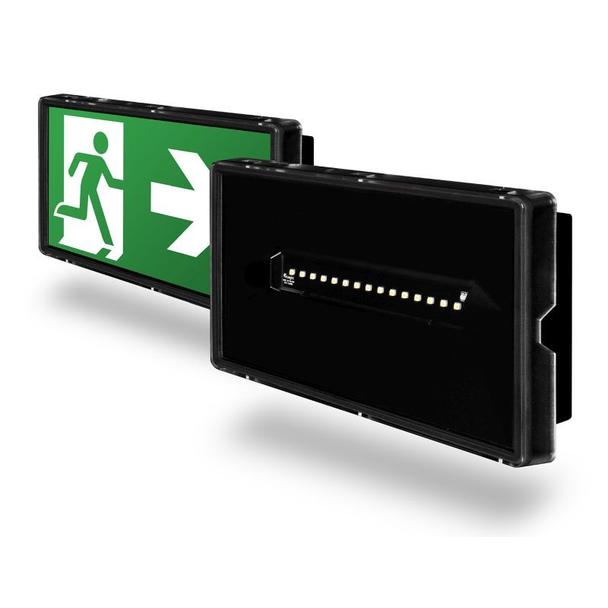 Oprawa ewakuacyjna/awaryjna VELLA LED SO 150 A 1H MT IP44 [BLK] + (V3, V4, V5) / 230V 93558 INTELIGHT