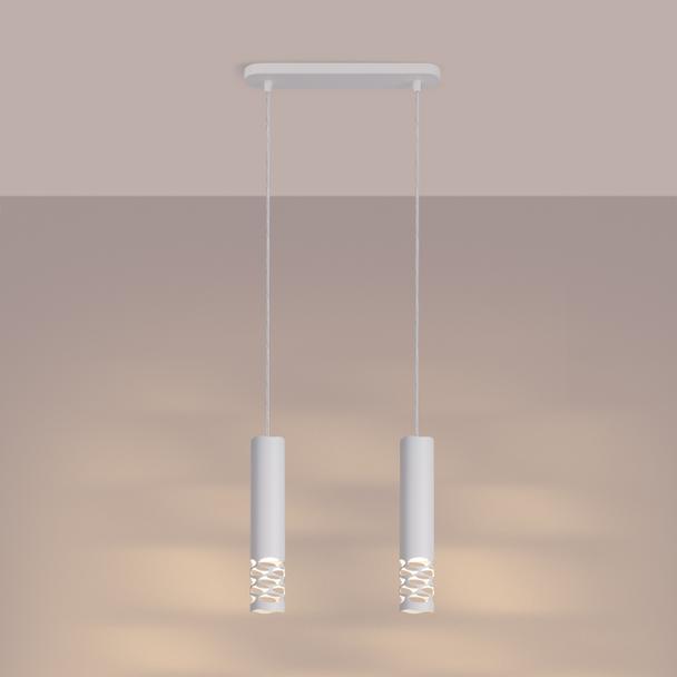 Sollux Lampa wisząca LIRO 2 biały