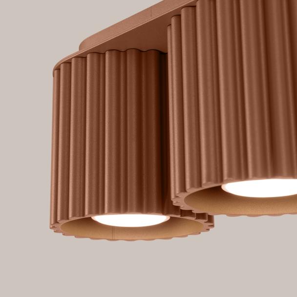 SOLLUX Plafon AURA 2 mocca GU10 ; SL.1805