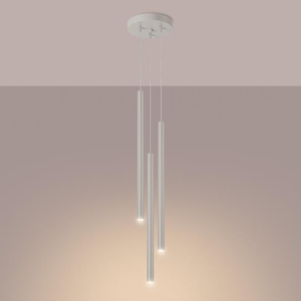 Sollux Lampa wisząca PASTELO 3P beżowa SL.1515