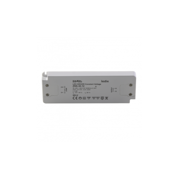 Zasilacz LED slim 12V DC 30W ZNS-30-12 LDX10000139 LDX10000139-WPL ZAMEL