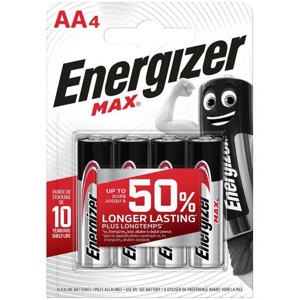 Bateria Energizer MAX AA E91 /4szt./ 7,6389E+12 SELVISTA