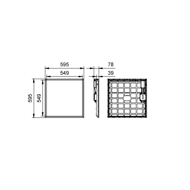 Panel LED Coreline RC132V G6 48S/940 PSD W60L60 OC IP65 9,11402E+11 PHILIPS