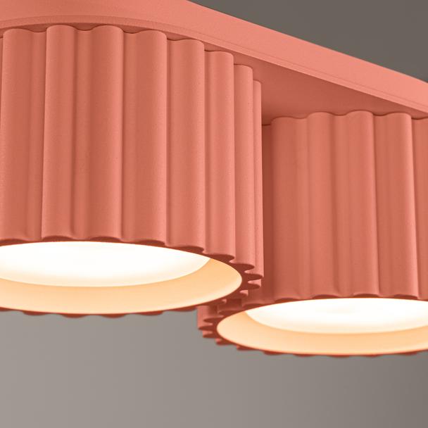 SOLLUX Plafon AURA 2 brzoskwiniowy Gx53 ; SL.1828