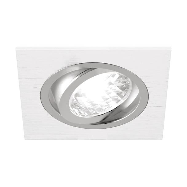 Sufitowa oprawa punktowa ALUM D WHITE/CHROME 03217 IDEUS