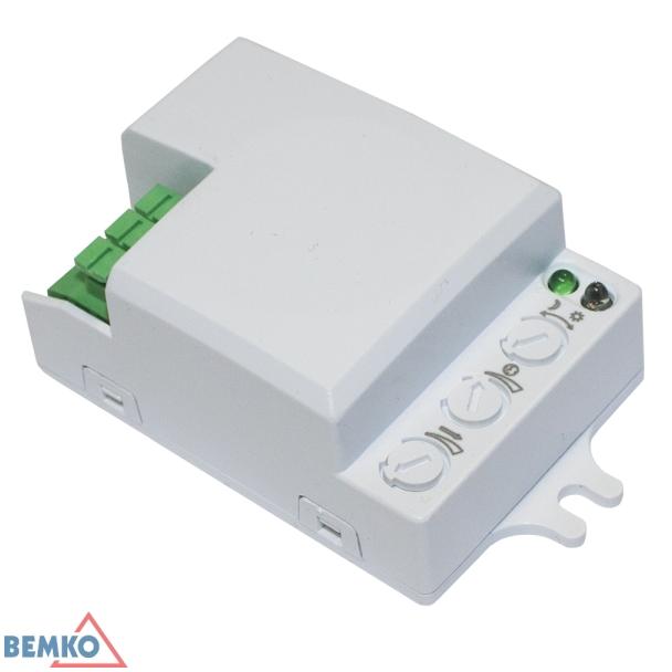CZUJNIK MIKROFALOWY 500W 360* IP20 PROSTOKĄTNY BIAŁY B52-SES73WH BEMKO