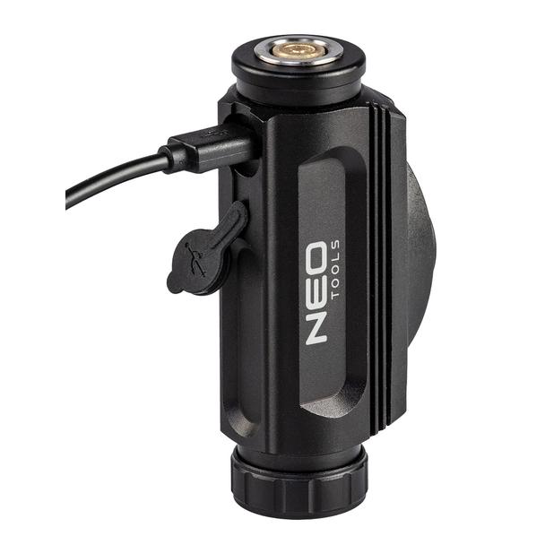 Latarka czołowa akumulatorowa USB 1000 lm czerwony/niebieski CREE LED + LED NEO TOOLS GTX 99-028 GTX Poland