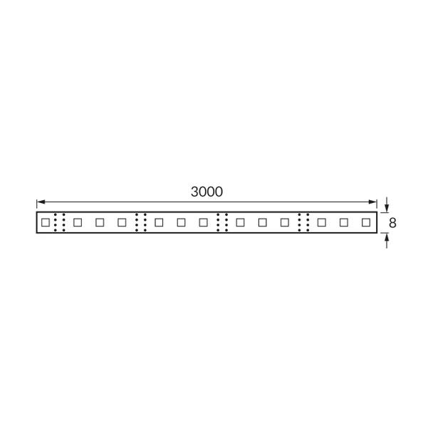 Taśma ledowa LATE LED 3m 180 CW zimna biel 03023 IDEUS