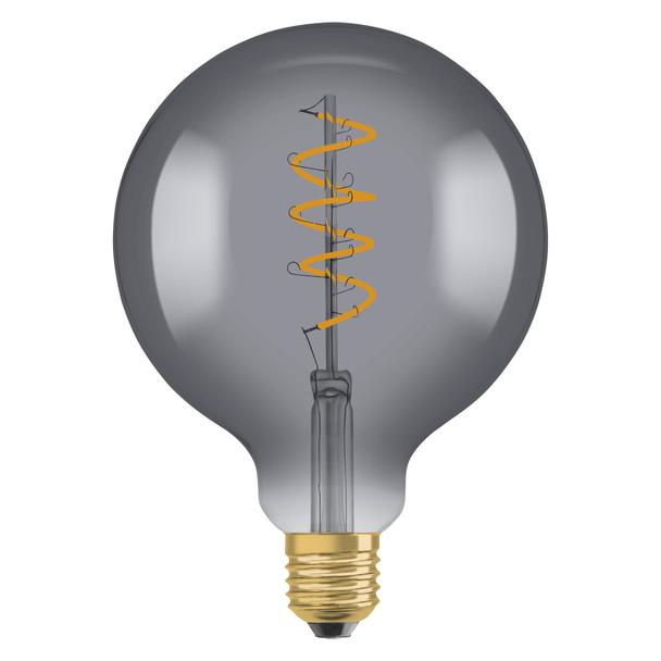 Lampa LED Vintage 1906 CL GLOBE125 Filament szkło przezroczyste SMOKE 15 non-dim 5W 818 E27