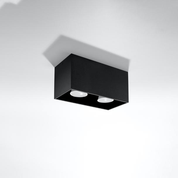 Sollux Plafon QUAD MAXI czarny SL.0381