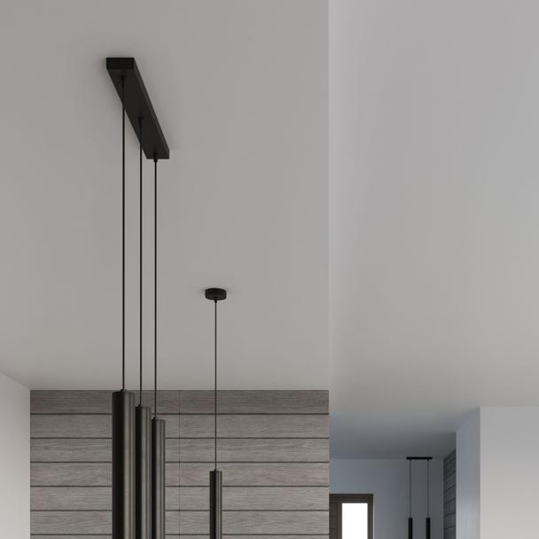 Sollux Lampa wisząca WEZYR 2 czarna SL.0961