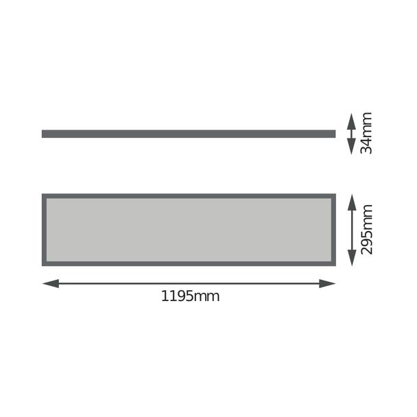 Oprawa PANEL 4IN1 1200 32W 830 WT