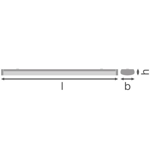 Oprawa liniowa LINEAR SURFACE 1200 P 32W 830 white IP44