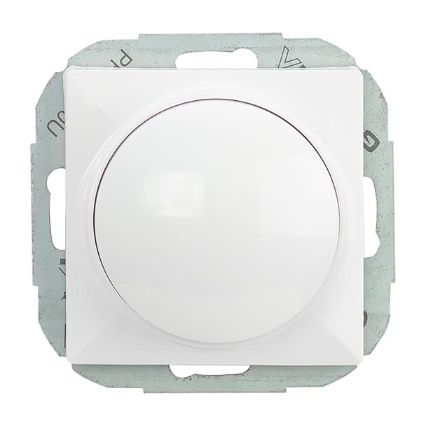 Ściemniacz obrotowy LED Pearl, 230V, 50Hz, Pmin:3W, Pmax:35W, SO-1P/LED, biały OR-OE-7716/LED/W ORNO