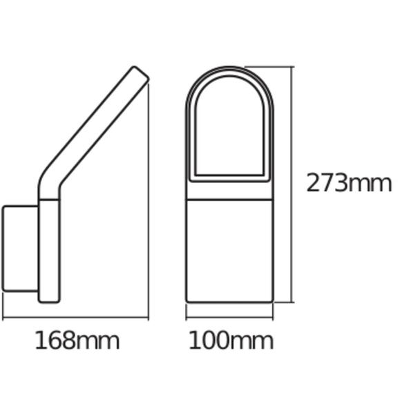 ENDURA STYLE WALL 12W DG LEDV Oprawa zewnętrzna