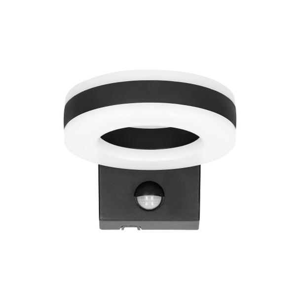 HOWLIT LED 20W, oprawa ogrodowa z czujnikiem ruchu, 1800lm, IP65, 4000K, czarna AD-OP-6205BLPMR4 ORNO