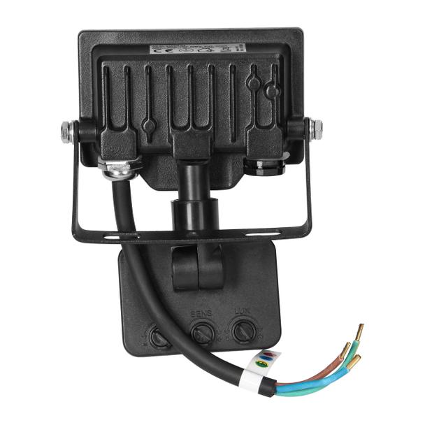 PORTO S LED 10W naświetlacz z PIR, 800lm, IP44, 4000K, aluminium + poliwęglan AD-NL-6462BLR4 ORNO