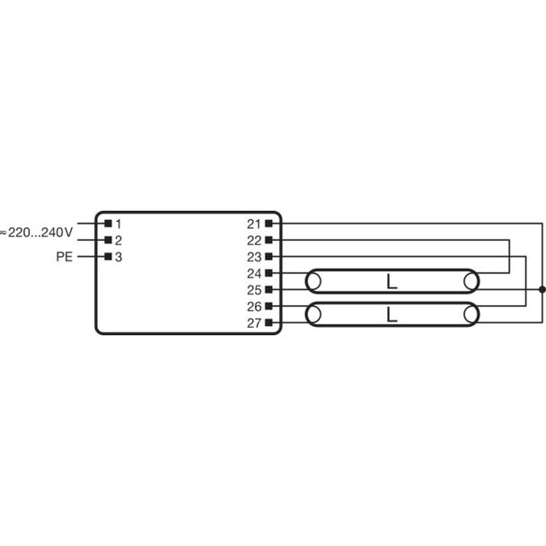Statecznik elektroniczny Quicktronic Intelligent 2x14 24 21 39 GII