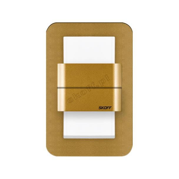 DUO SALSA - M (mosiądz mat) / WW (ciepły biały) [obud. Aluminium + lakier] ML-SDU-M-H-1-PL-00-01 SKOFF