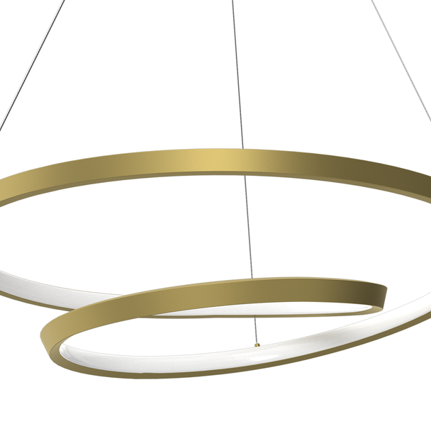 Lampa wisząca LUCERO GOLD 48W LED MILAGRO ML7950 Milagro