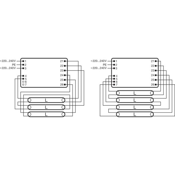 Statecznik elektroniczny Quicktronic PRO5 3 4x14 220-240