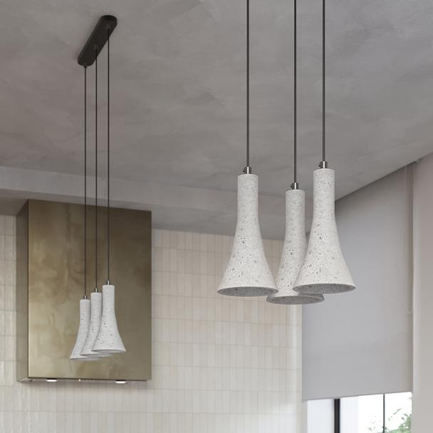 Sollux Lampa wisząca REA 3P beton SL.1226