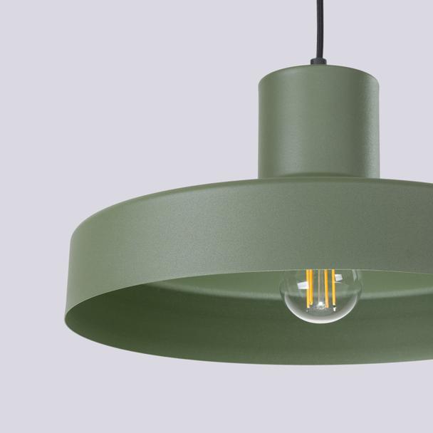 Sollux Lampa wisząca BILO zielona oliwka