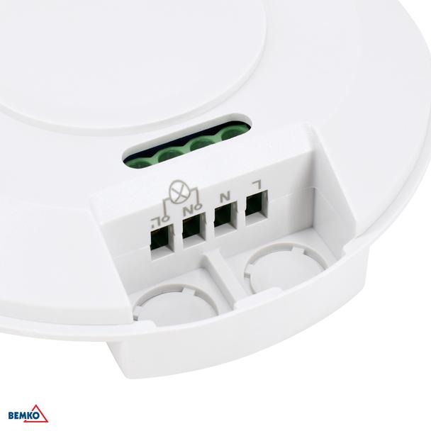 Czujnik obecności 360st. IP20 natynkowy biały B54-SES61WH BEMKO