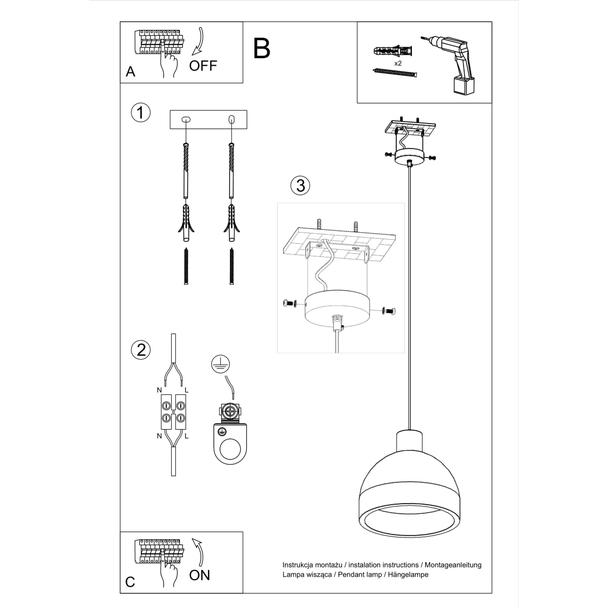 Sollux Lampa wisząca DAMASO SL.0281