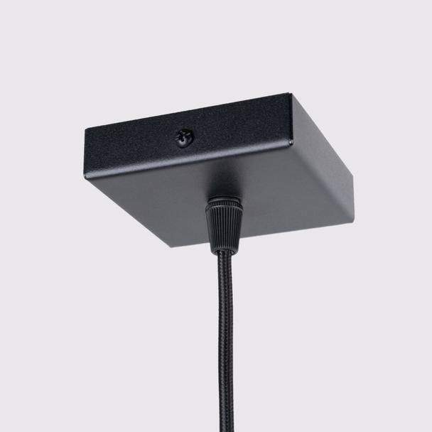 Sollux Lampa wisząca KARBON 1 czarny SL.1573
