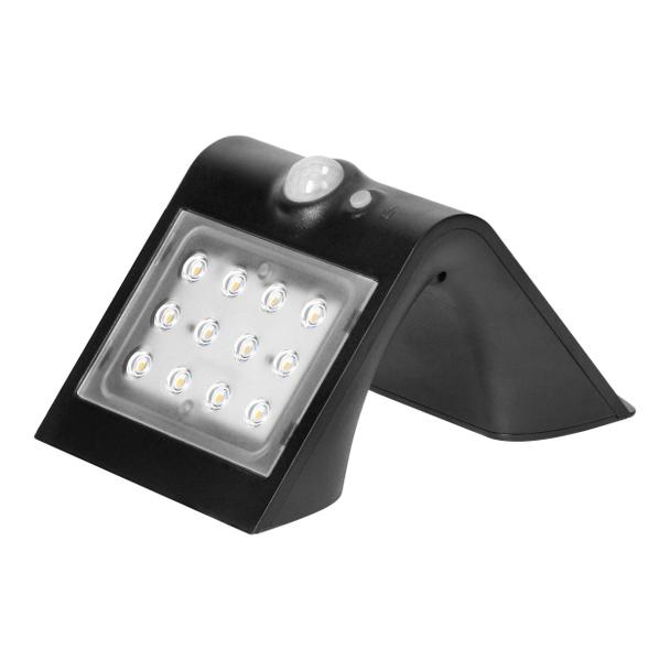 SILOE LED 1,5W, lampa solarna z czujnikiem ruchu 120st, 190lm, IP65, 4000K, 1200mAh, podwójne źródło AD-SL-6083BLR4 ORNO