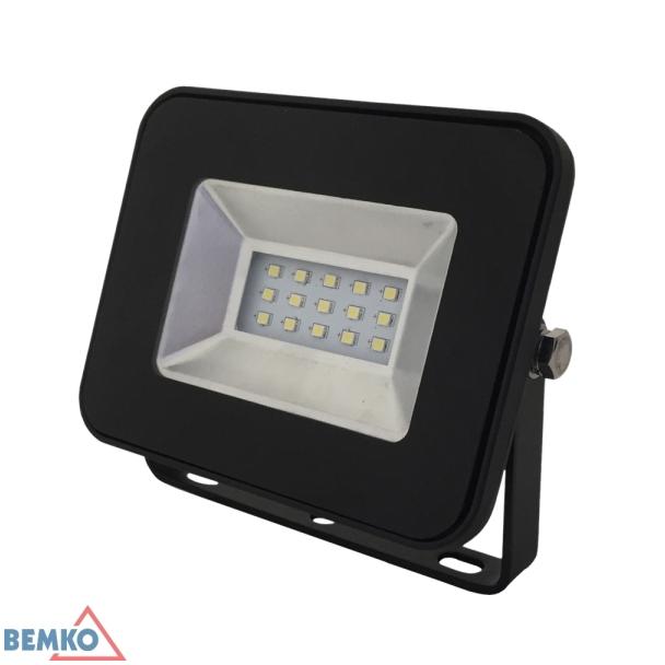 NAŚWIETLACZ LED SMD LOFOT 10W 4000K 850LM IP65 CZARNY S-C65-LFS-010BL-4K BEMKO