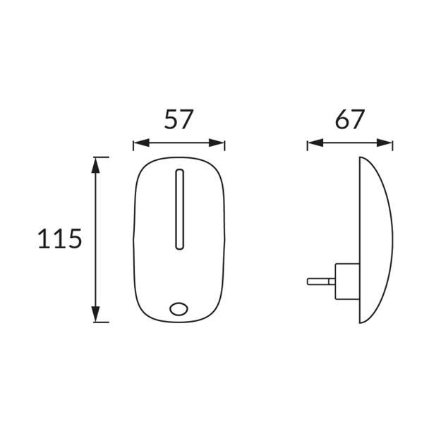 MYS LED 0,5W 02870 IDEUS