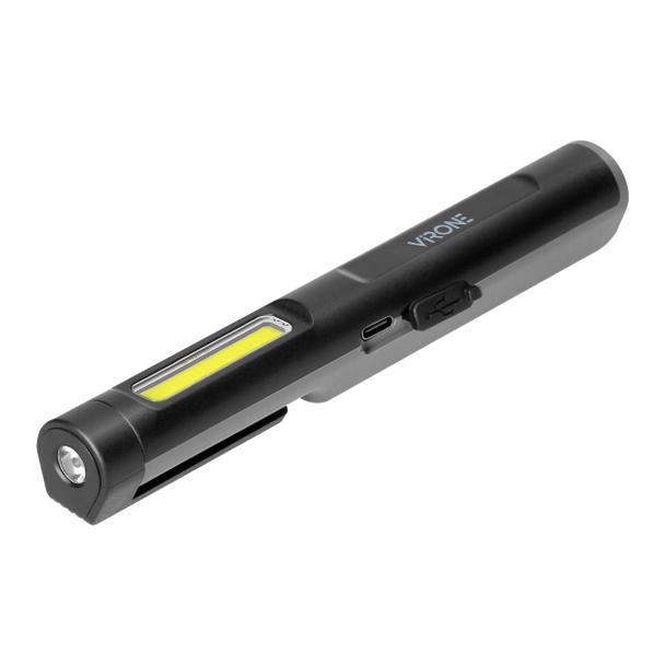 Latarka warsztatowa LED, 5+3W, 300lm+70lm, 600mAh, magnes, klips WL-16 ORNO