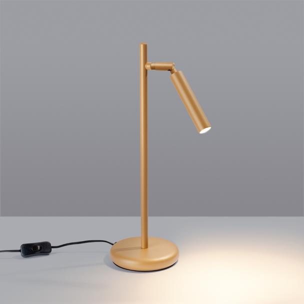 Sollux Lampa biurkowa PASTELO złota SL.1470