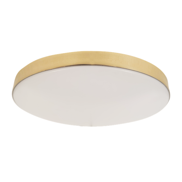 Lampa plafon sufitowy MAYA Led złoty 15W 33 cm biały klosz okrągły MILAGRO ML7790 Milagro