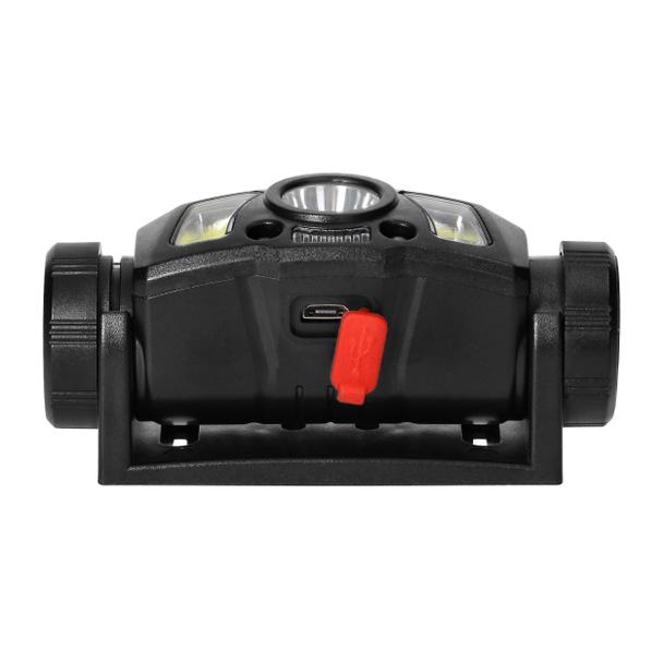 Latarka czołowa/światło rowerowe LED COB + XPG z akumulatorem Li-ion 1200 mAh, czujnik ruchu LT-14 ORNO