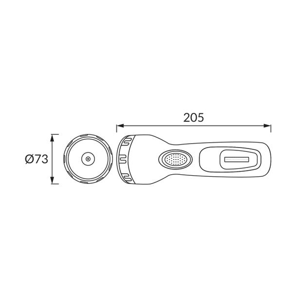 Akumulatorowa latarka LED TRAPER LED 1W+3W 03932 IDEUS