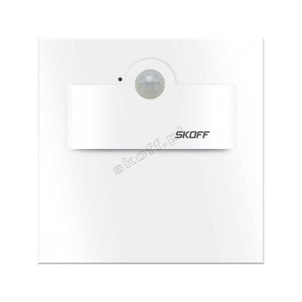 Oprawa schodowa LED Tango Short LED PIR 120 Motion Sensor Light 2,4W 230V AC 4000K barwa neutralna IP20 biały mat MN-TAN-C-N-1-ML-ML-01 SKOFF