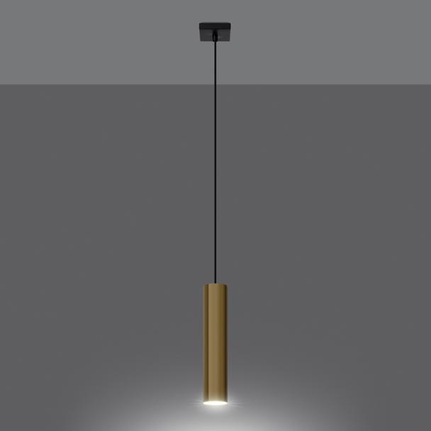 Sollux Lampa Wisząca LAGOS 1 złoty połysk SL.1200