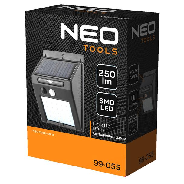 Lampa solarna ścienna 20 SMD LED 250 lm NEO GTX 99-055 GTX Poland